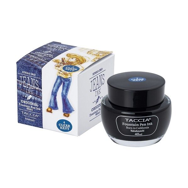 すなおいろジーンズインク水性染料40ml4-クリアネイビー 40ml クリアネイビー TFPI-WD401-4 1点...