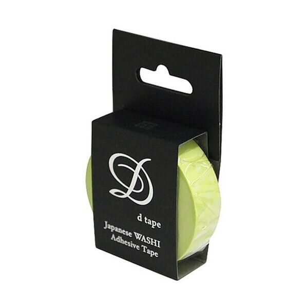 デコテープ/ドット/15mm/ライトグリ-ン