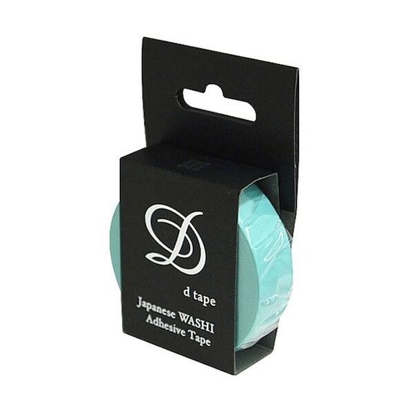 デコテープ/プレーン/15mm/シーグリーン