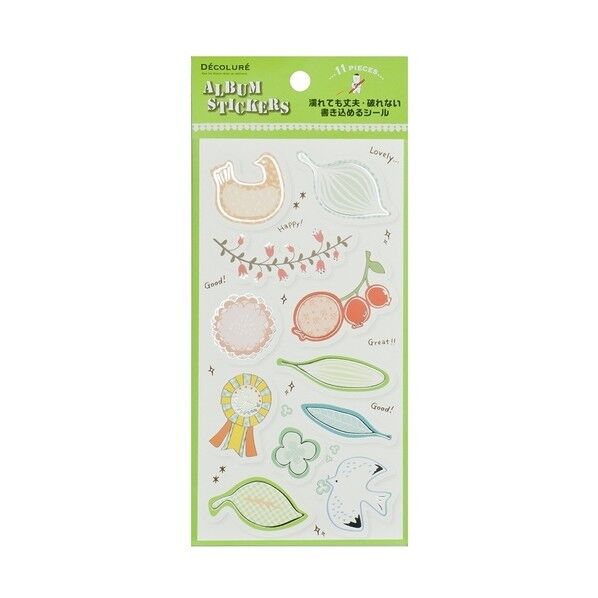 デコルーレ アルバムステッカー2 ナチュラル