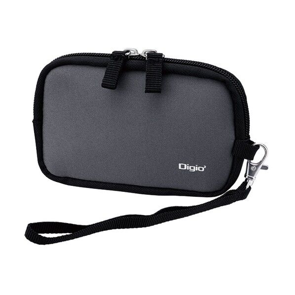 デジカメケ-ス Lサイズ グレ- DCC-058GY 1点