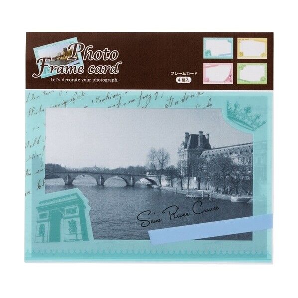 フォトフレームカード トラベル PFC-302-4 4枚...