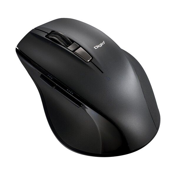 高速スクロールBT静音5ボタンBlueLEDマウス/ブラック MUS-BKF165BK 1点...