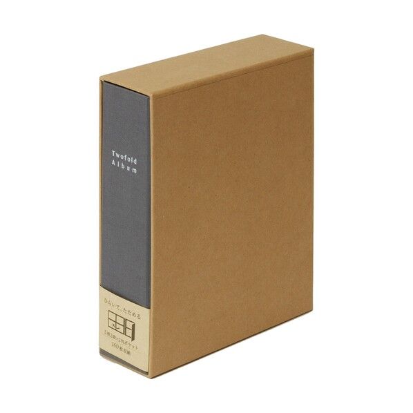 折り畳みポケット クロス L判2X2 160枚 グレー グレー TPL-161-N 1点