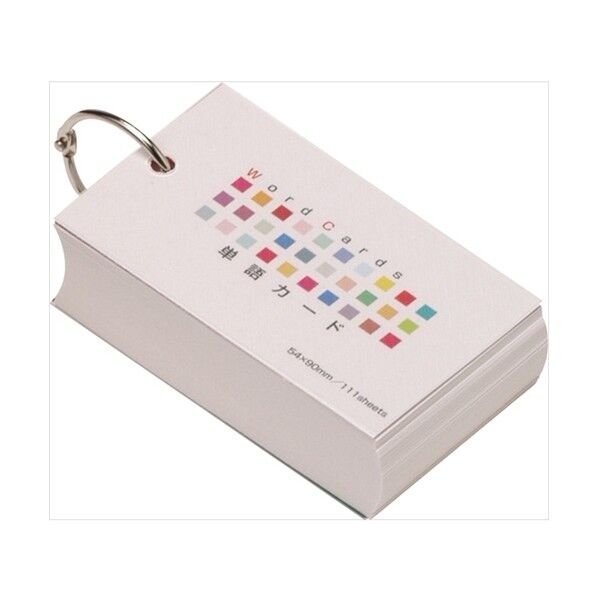 単語カ-ド54*90/111枚カバ-付B NT-104-B 1点...