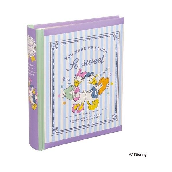背丸ブック式ポケットアルバム2段 ドナルド&デイジー