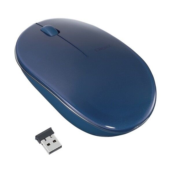 無線 3ボタン Blue LEDマウス/ブルー