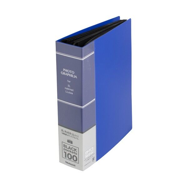 フォトグラフィリア2L判1段100P/ブルー
