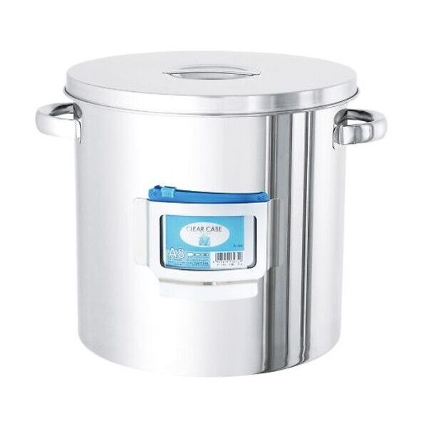 日東金属工業 カードホルダー付き容器 かぶせ蓋 両取手 10L ST-CZ-24 1個...