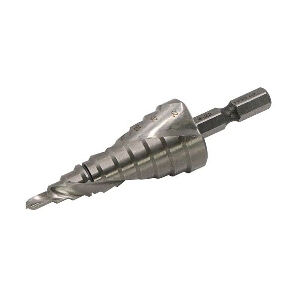 コバルト スパイラル ステップドリル 10段 4～22mm Co-3 1点