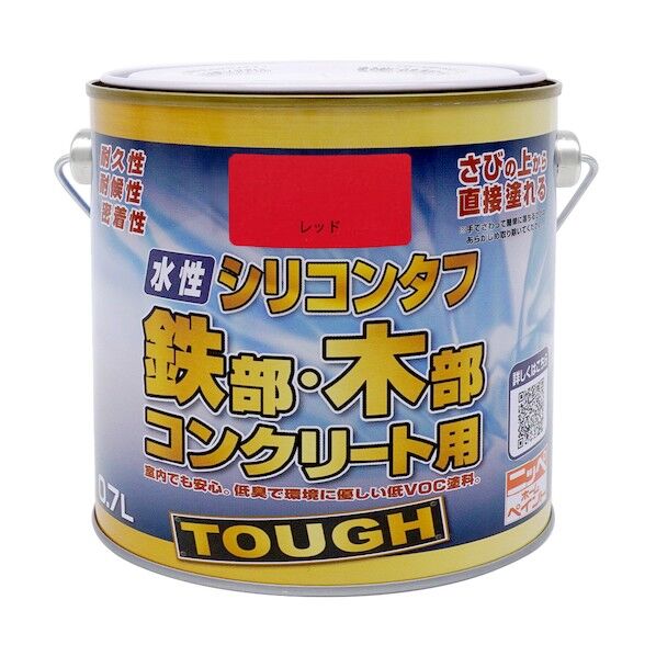 水性シリコンタフ レッド 1.6L 4976124093050 1点...