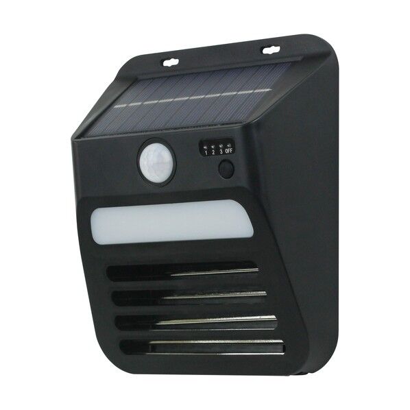 殺虫器付ソーラーウォールライト