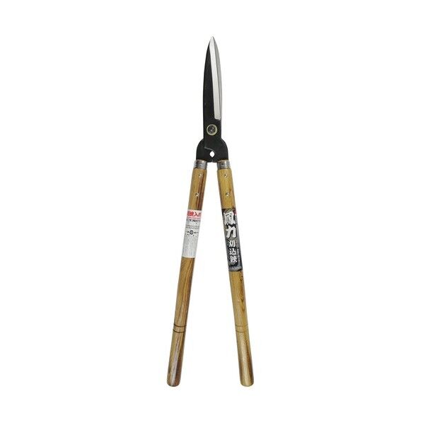 鳳力全鋼刈込鋏大 シブ取溝付165mm
