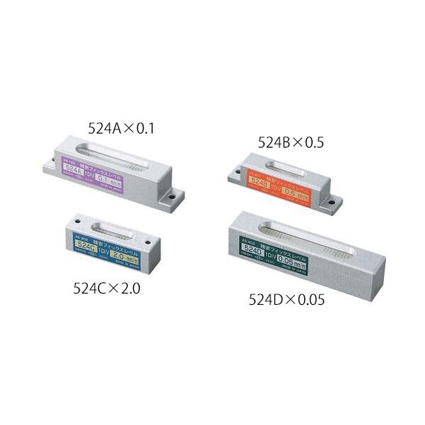 水準器(精密フィックスレベル) 感度2mm/m 524B 1個