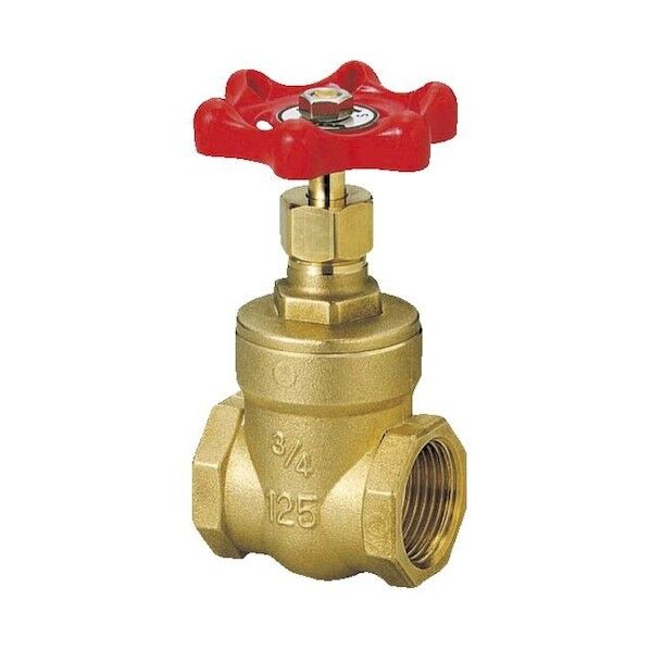  製作所 ゲートバルブ 黄銅 Rc3/4×Rc3/4 OMG-400 1点...