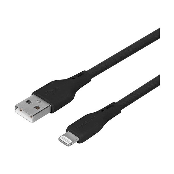 バイオマス素材使用 耐屈曲2万回以上 急速充電2．4A/データ転送 Type-A to Lightning エコナミクスケーブル