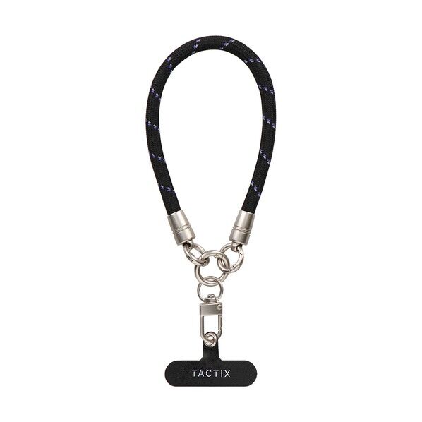 スマートフォン用 ハンドストラップ(9mm径) TACTIX(タクトナイン) ブラック OWL-HSTAC01W-BK 1個