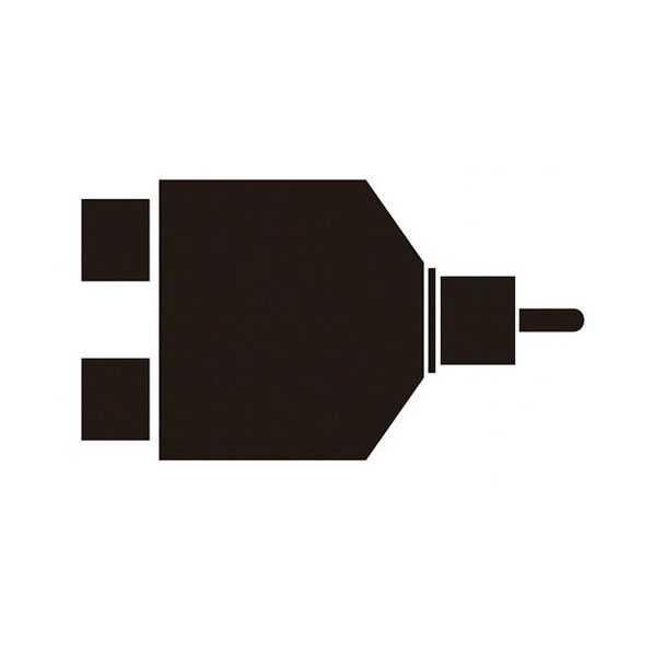 分配プラグ ピンジャックX2ーピンプラグ