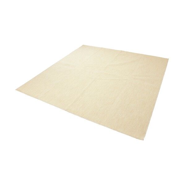 タフトカーペット 8畳 352x352cm アイボリー