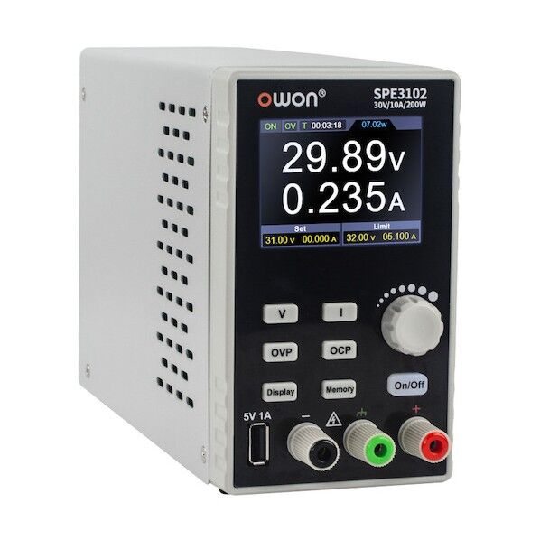 プログラマブル直流電源(,30V / 10A,1CH) SPE3102 1個...