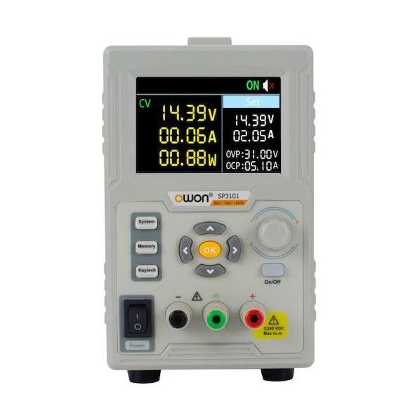 プログラマブルDC電源 (30V/10A 1ch 最大150W) SP3101 1個