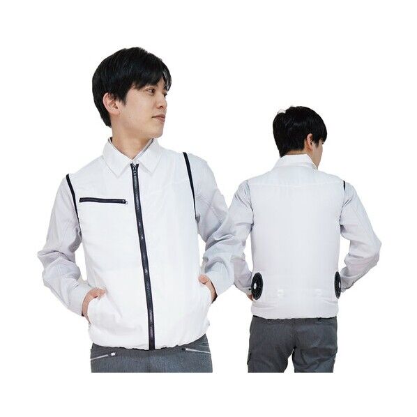 冷却ベスト 空調ベスト(ウェアのみ) 20200 ホワイト3L 20200-3L 1式