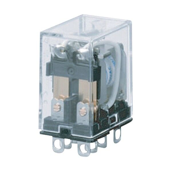 バイパワーリレー LY2-D DC24 コイルサージ吸収用ダイオード形 2極 プラグイン端子 1個