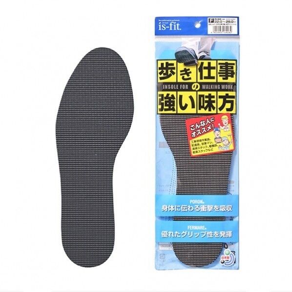 歩き仕事の強い味方インソール