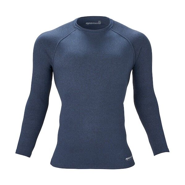 蓄熱クルーネックインディゴネイビーL 6751503002 1点