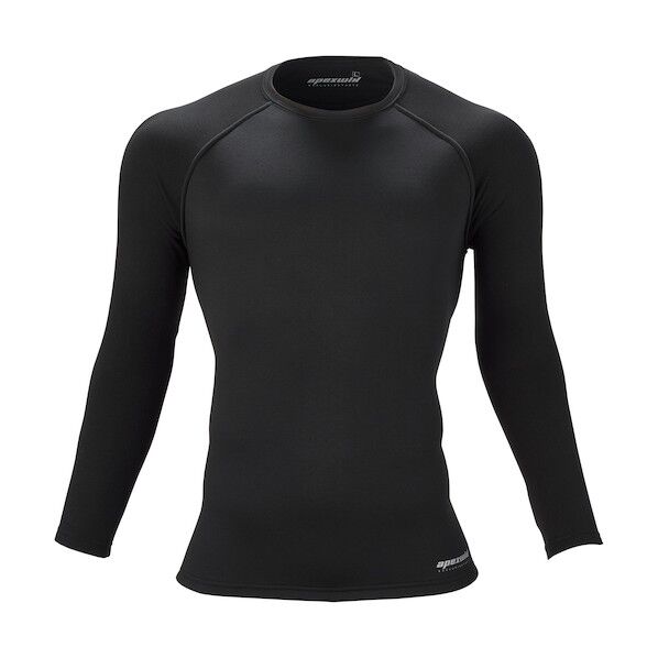 蓄熱クルーネックブラック3L 6751505011 1点