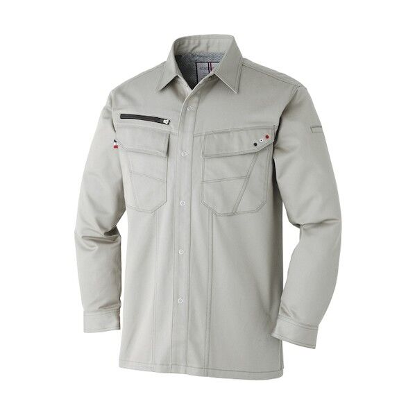 長袖シャツグレーS