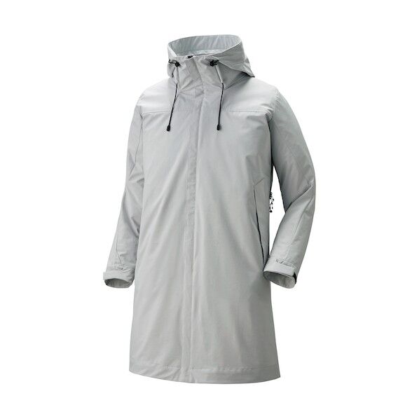 透湿防風ロングコートグレーL 1057703007 1点