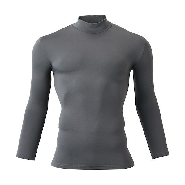 発熱モックネック チャコール3L 4661505052 1点