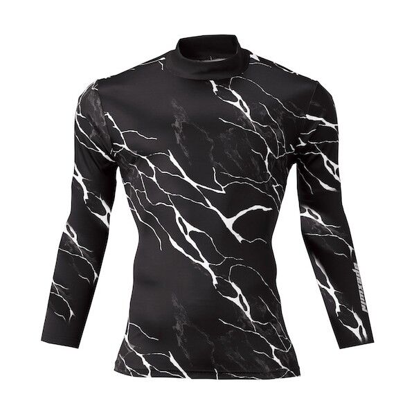 発熱モックネック ペイントブラック3L 4661505062 1点