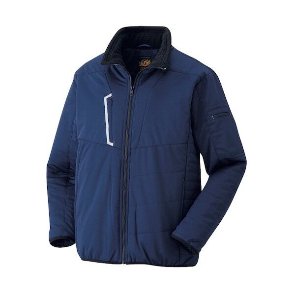 防風中綿ストレッチジャケット ネイビー6L 385106602 1点