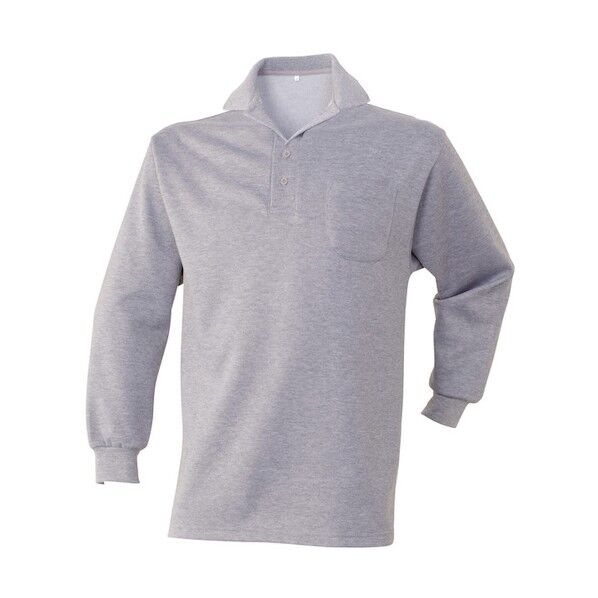 裏起毛ポロシャツ グレー3L 4501505007 1点