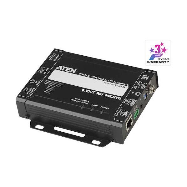 HDMI&VGAHDBaseTトランスミッター(POH、4K対応) VE2812AT 1点...