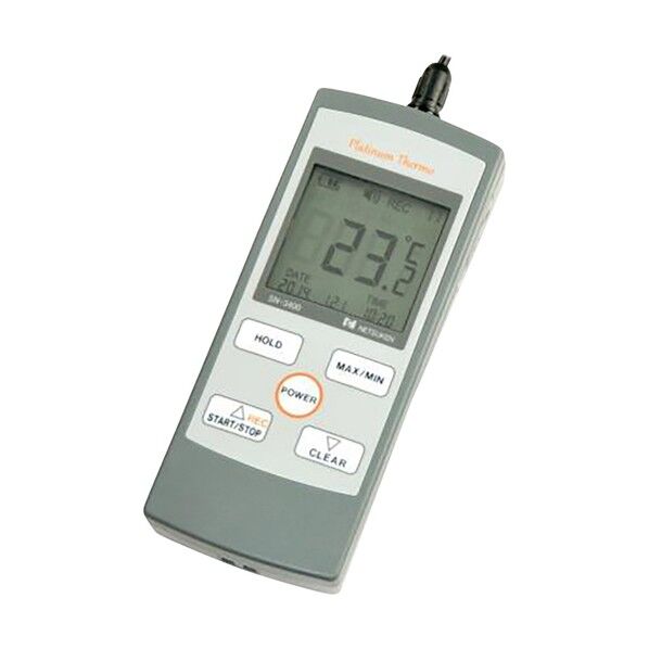 アズワン 白金温度計 SN-3400 校正証明書付 2-615-01-20 1点...