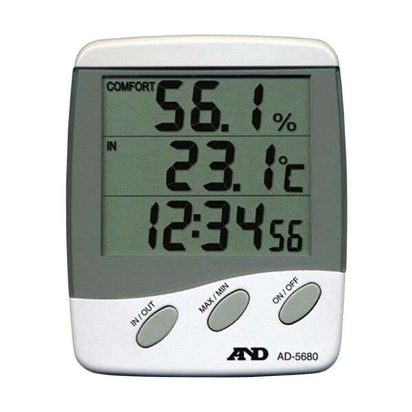 アズワン 温湿度計 AD-5680校正証明書付   2-7397-01-20 1点...