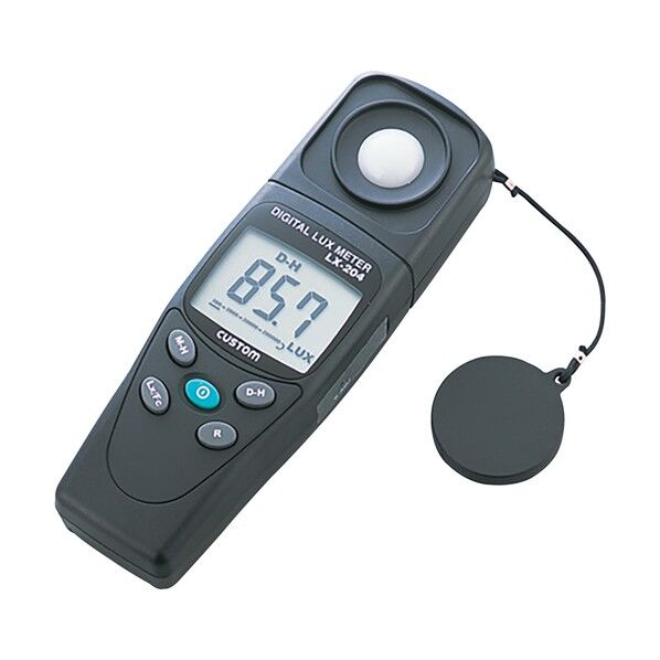 アズワン デジタル照度計LX-204 校正証明書付 6-6131-12-20 1点...