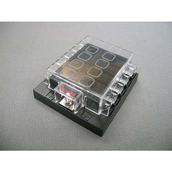 ヒューズブロック/カバー付 10連