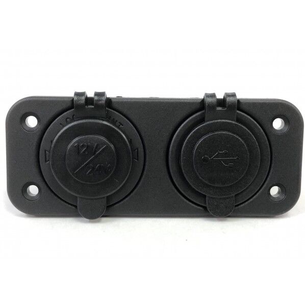 USB2ポート+シガーソケット