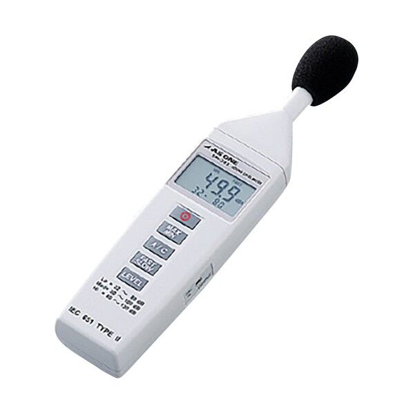 アズワン デジタル騒音計SM-325 校正証明書付 1-5817-01-20 1点...