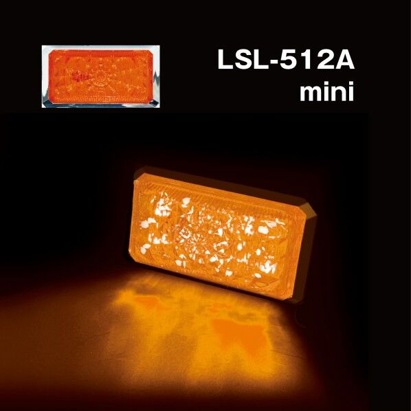 LS L-5 1 2 A LED角mi n i マーカー 橙 JB激光 12/24V共用