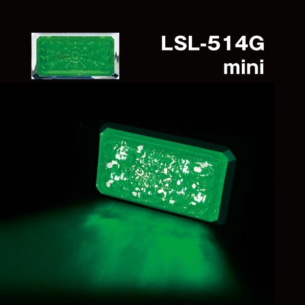 LS L-5 1 4 G  LED角mi n i マーカー 緑  JB激光 12/24V共用