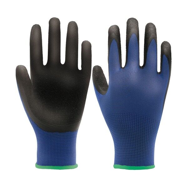 作業用手袋 天然ゴム背抜き手袋 10双組 S