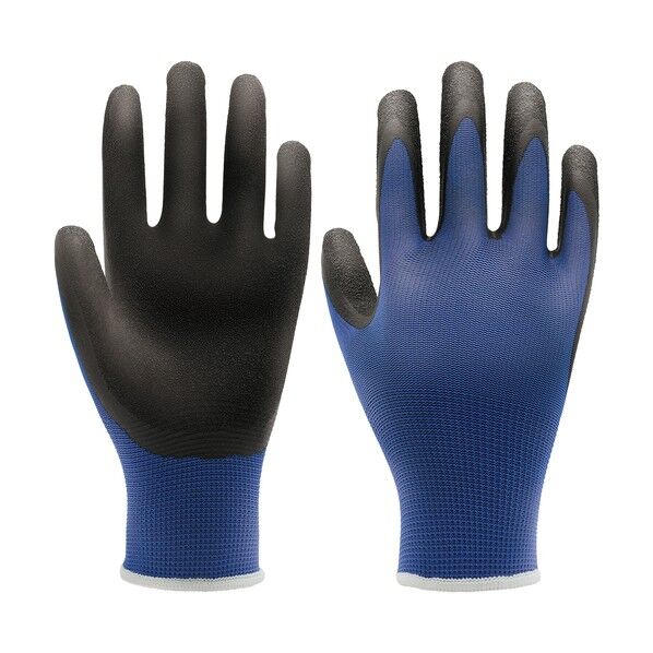 作業用手袋 天然ゴム背抜き手袋 10双組 M