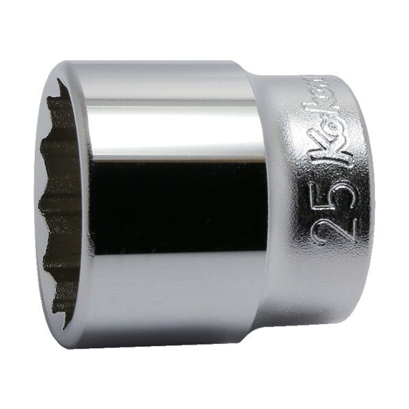 コーケン 9.5mm差込 12角ソケット 25mm 3405M-25 1