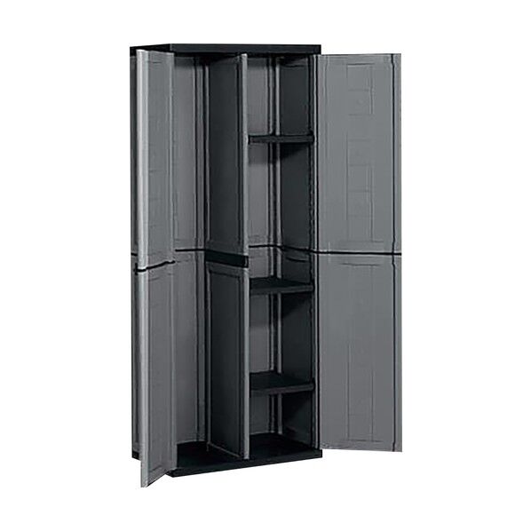 耐薬キャビネット(トールマルチスペース､両開き) 9734000 要組立 2-575-03 1点