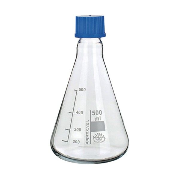 三角フラスコ キャップ付 8023C/250 250mL 3-6012-12 1個